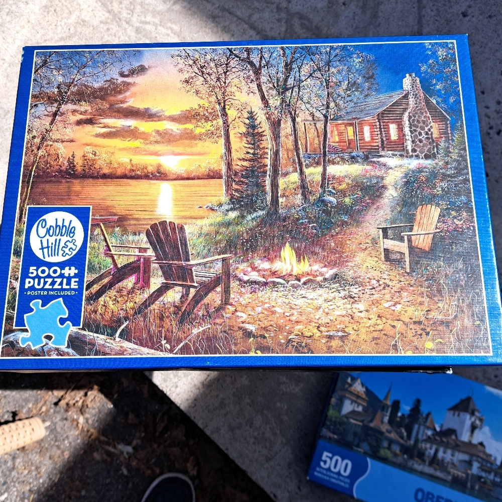 Cobb Hill by New Balance Blue and Orange Puzzle Game